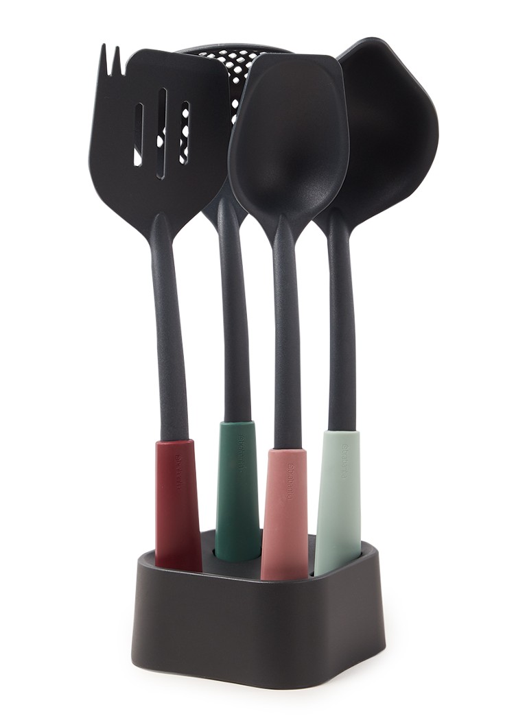 Brabantia TASTY+ keukengereiset 4-delig Donkergrijs - Deal