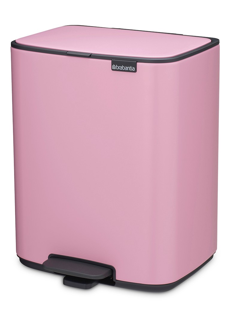 Brabantia Bo pedaalemmer 12 liter Donkerroze - Deal