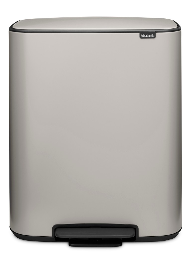 Brabantia Bo pedaalemmer 2 x 30 liter Middengrijs - Deal