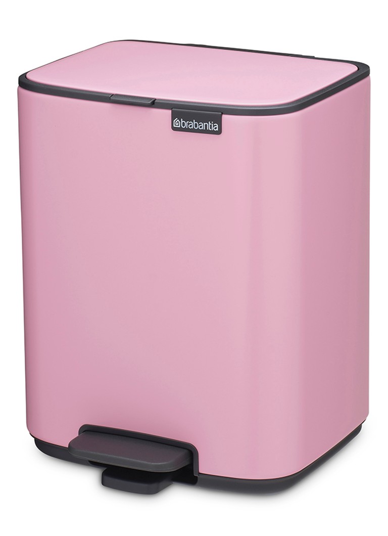 Brabantia Bo pedaalemmer 7 liter Donkerroze - Deal