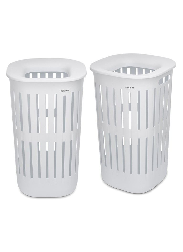 Brabantia Collect-It wasmand 55 liter set van 2 Wit - Deal