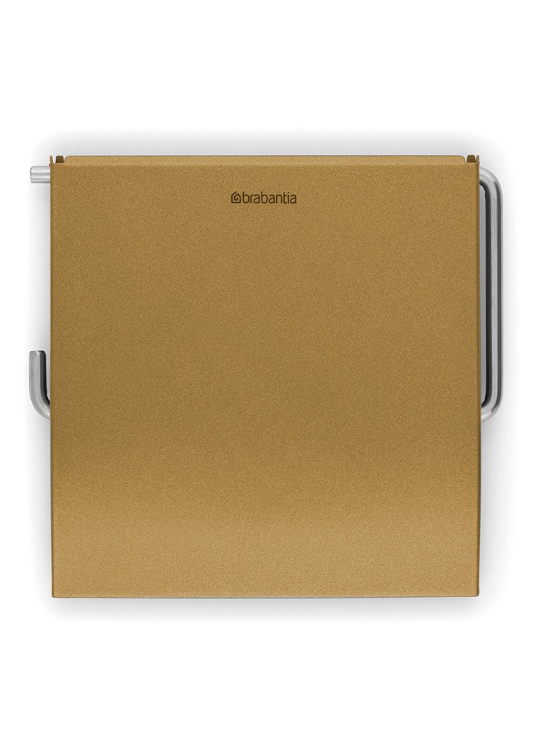 Brabantia ReNew toiletrolhouder met klep Goud - Deal