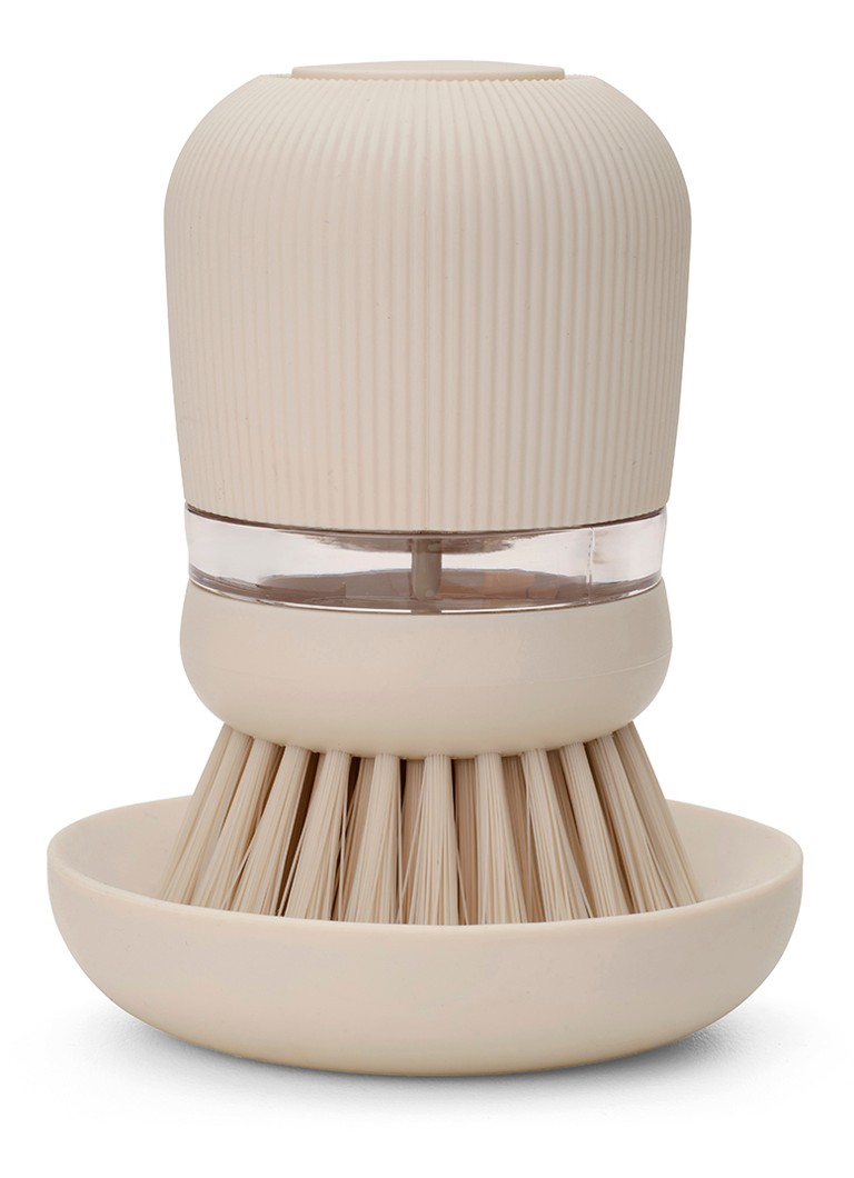 Brabantia SinkSide afwasborstel met zeepdispenser Beige - Deal