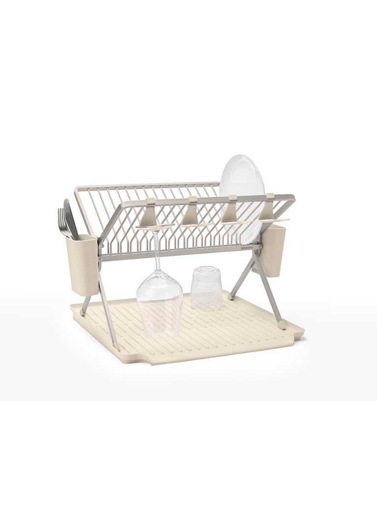 Brabantia SinkSide afdruiprek met bestekhouder Beige - Deal