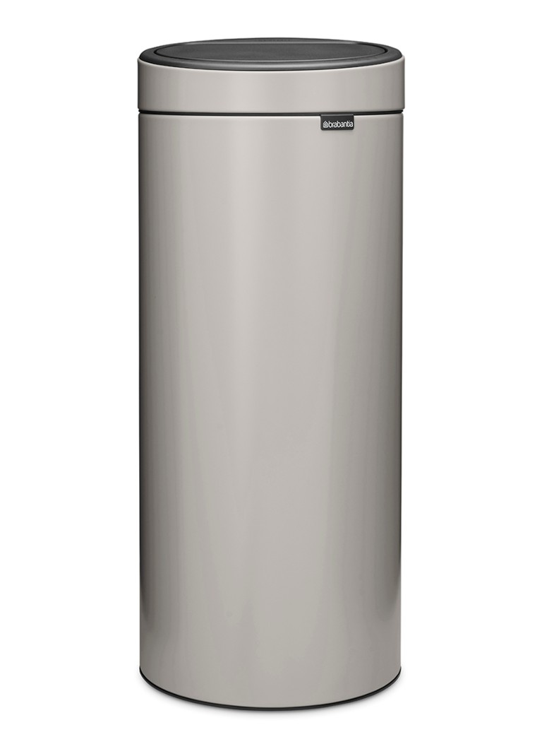 Brabantia Touch Bin prullenbak 30 liter Middengrijs - Deal