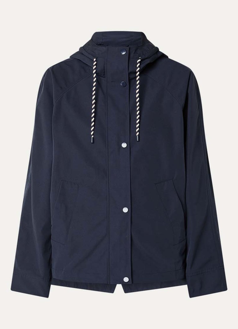Pennyblack Dames Balpino jack met capuchon en steekzakken in de kleur Donkerblauw