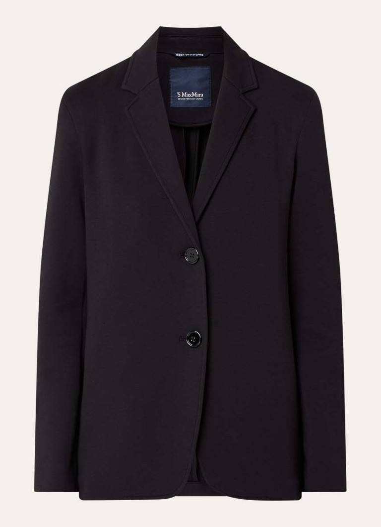 MaxMara Dames Blazer met kraag in de kleur Zwart