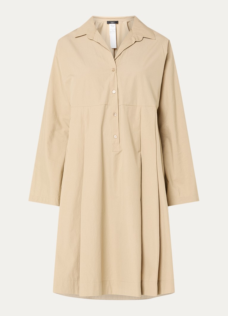 MaxMara Dames Midi tuniekjurk met steekzakken in de kleur Beige