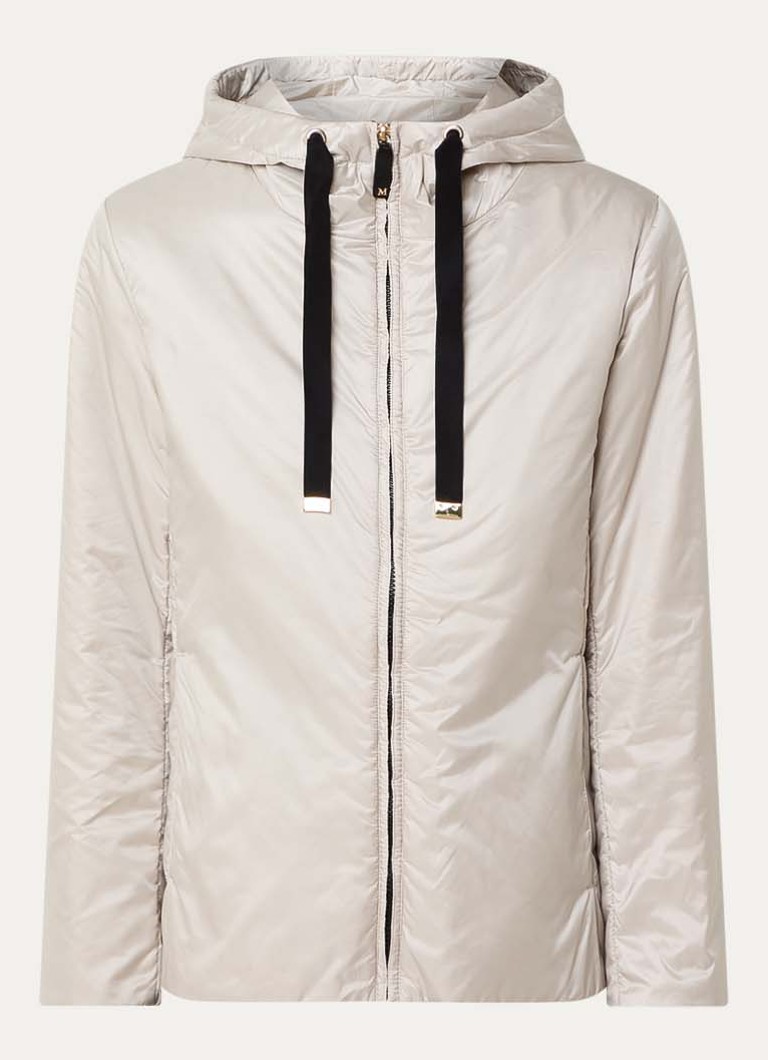 MaxMara Dames Greenh jack met capuchon in de kleur Creme