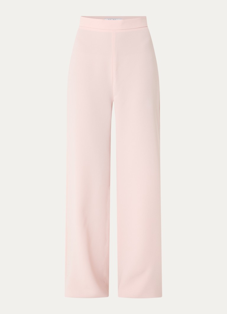 MaxMara Dames Alaggio high waist loose fit pantalon in de kleur Lichtroze