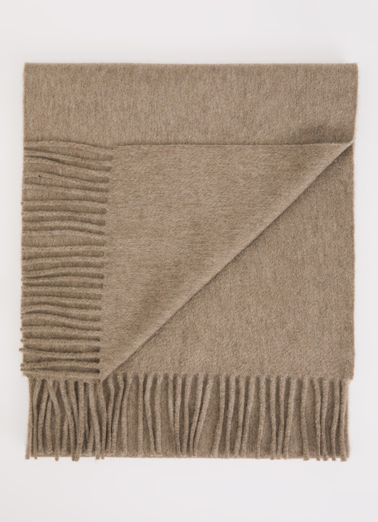 Max Mara Dames Dalia sjaal van kasjmier 190 x 28 cm in de kleur Beige