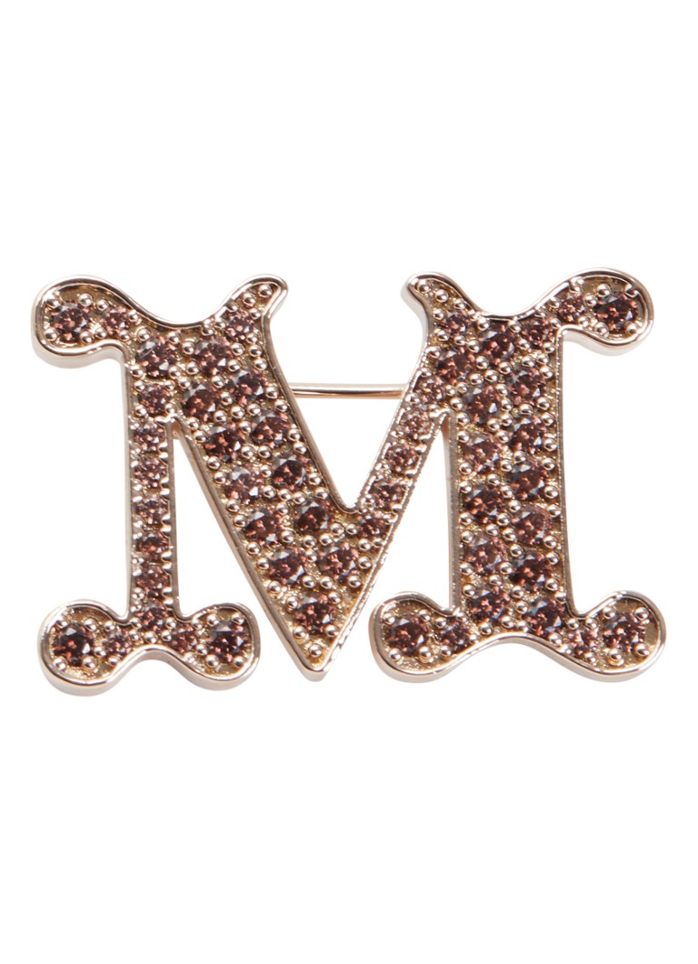 Max Mara Dames Mxafacella broche in de kleur Goud