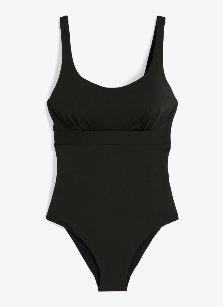 MaxMara Dames Badpak met rugdecolleté in de kleur Zwart