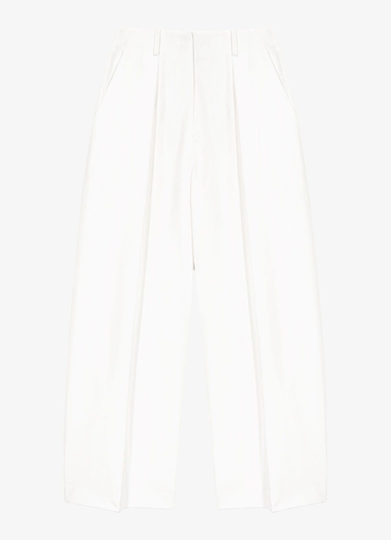Maje Dames Pistalace pantalon met steekzakken in de kleur Wit