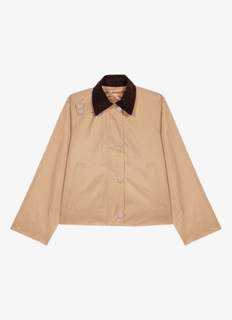 Maje Dames Jack met steekzakken in de kleur Camel