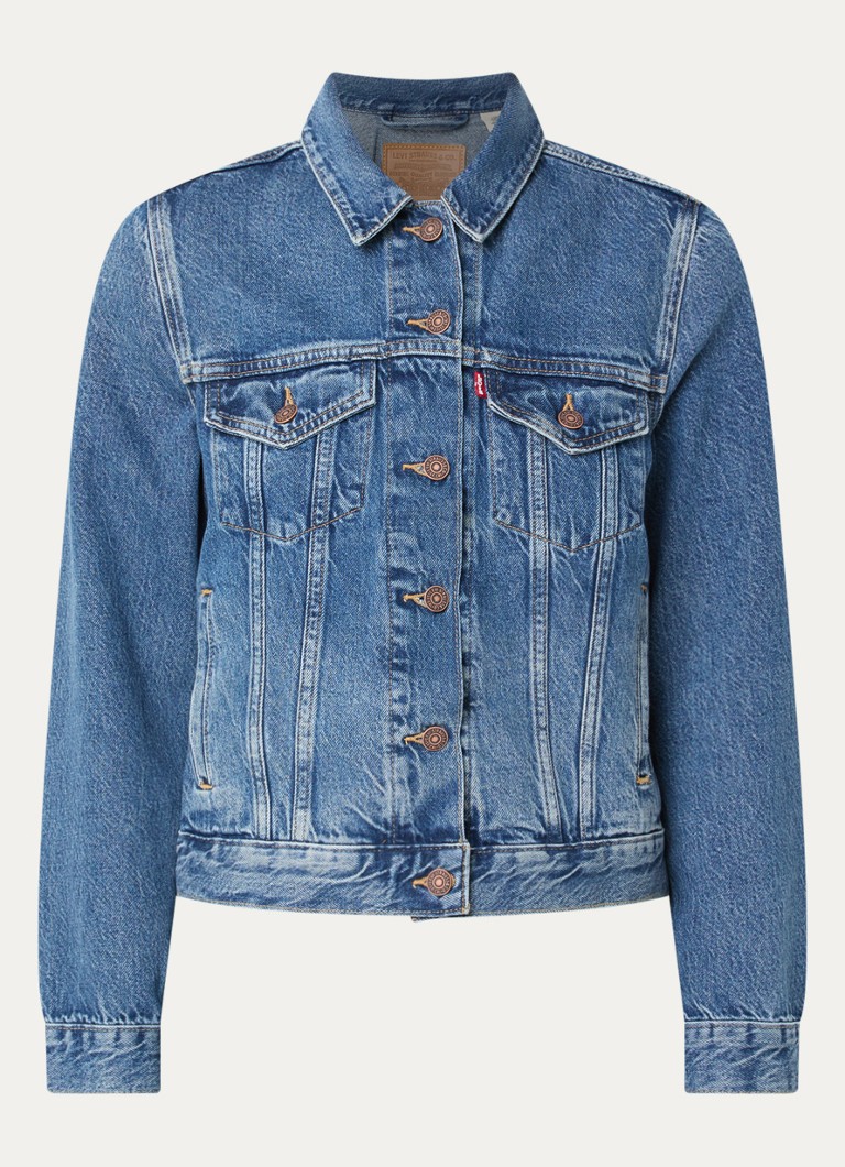 Levi's Dames Spijkerjas met steekzakken in de kleur Indigo
