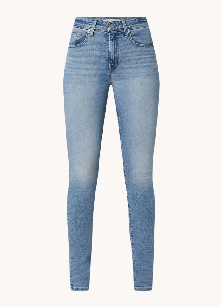 Levi's Dames 721 high waist skinny jeans in de kleur Indigo