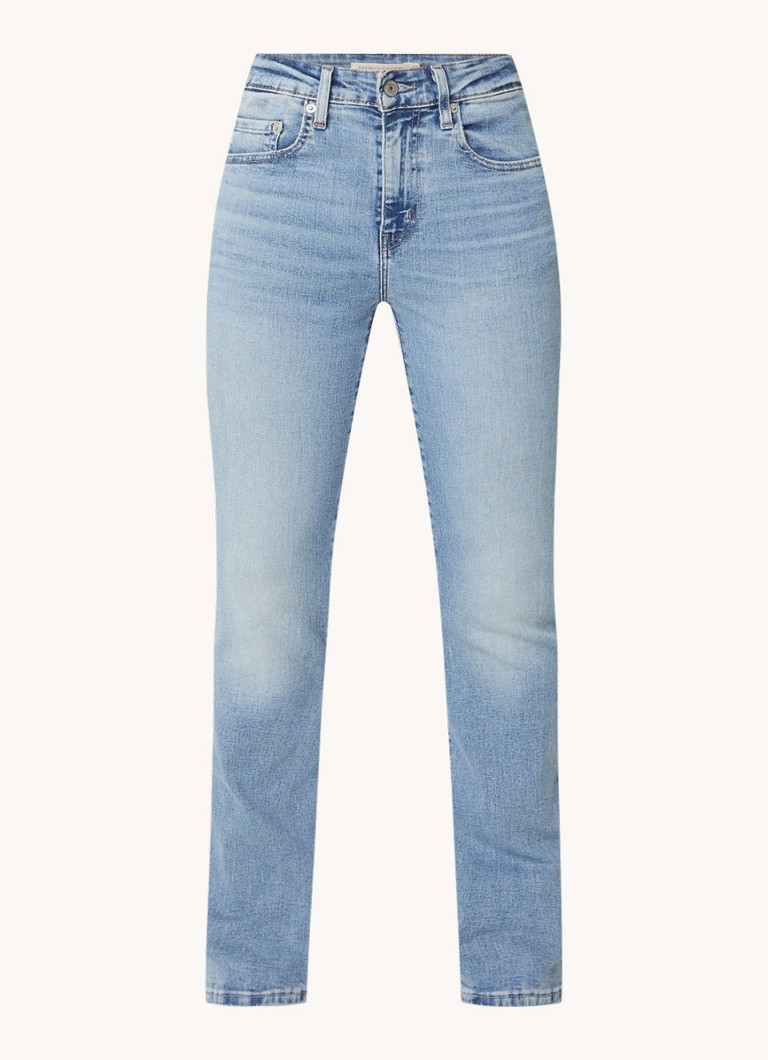 Levi's Dames 725 high waist bootcut jeans met medium wassing in de kleur Indigo