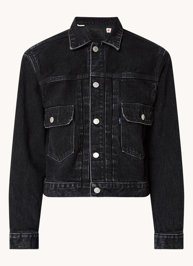 Levi's Dames Spijkerjas met opgestikte zakken in de kleur Zwart