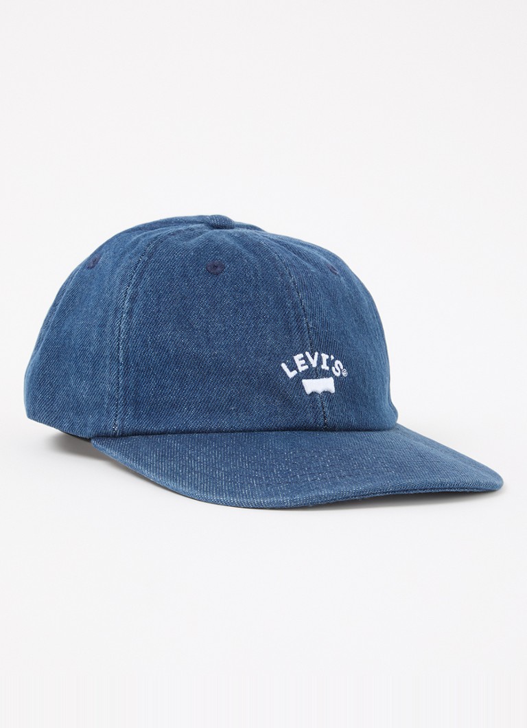 Levi's Dames Lazy Girl pet van denim in de kleur Indigo