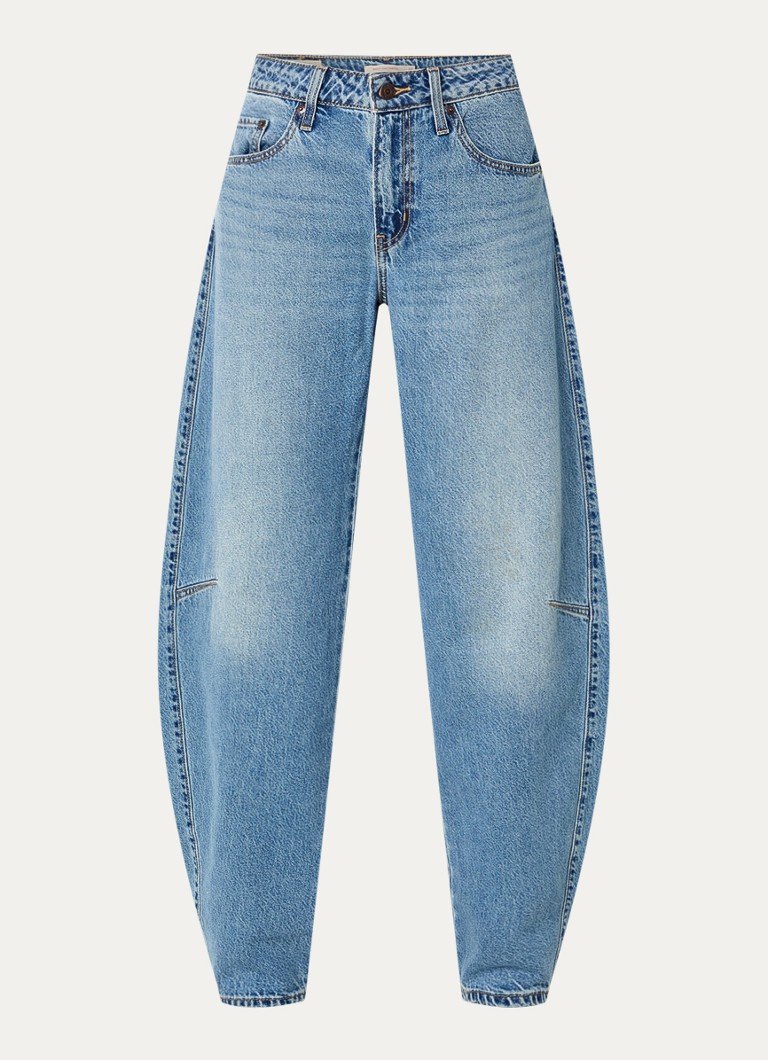 Levi's Dames High waist loose fit jeans met lichte wassing in de kleur Indigo