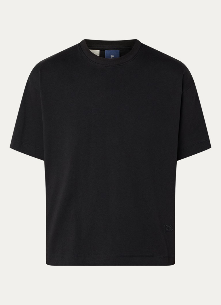 Levi's Dames T-shirt met ronde hals in de kleur Zwart