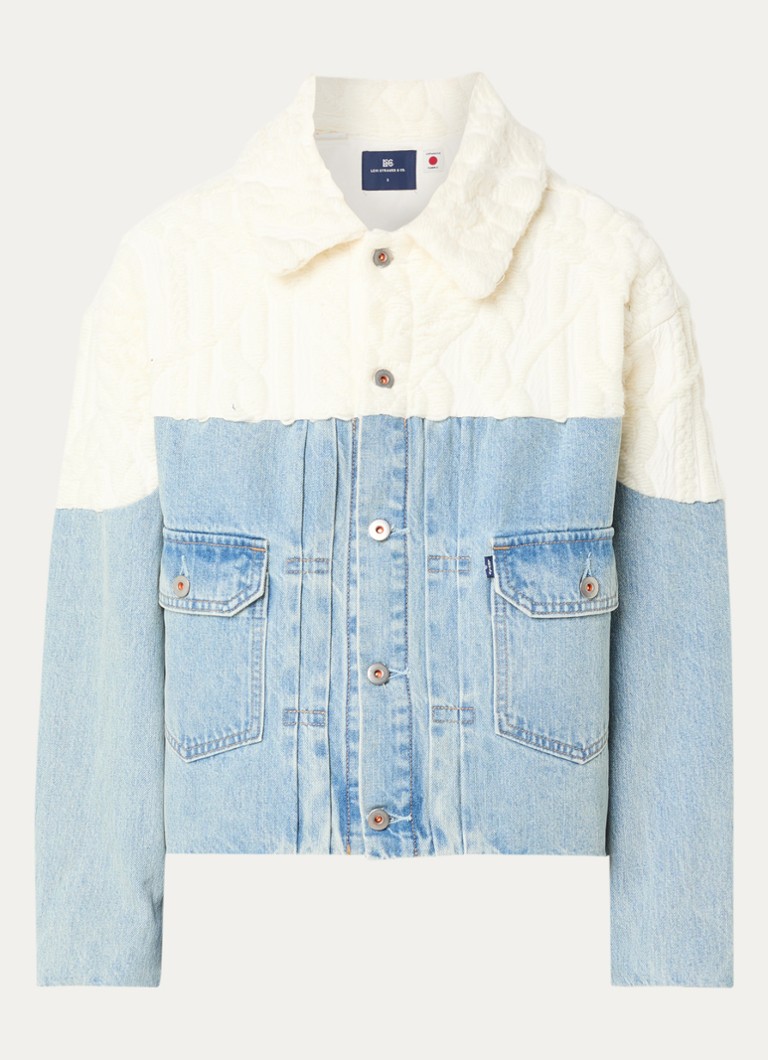 Levi's Dames Aran spijkerjas met borduring in de kleur Indigo
