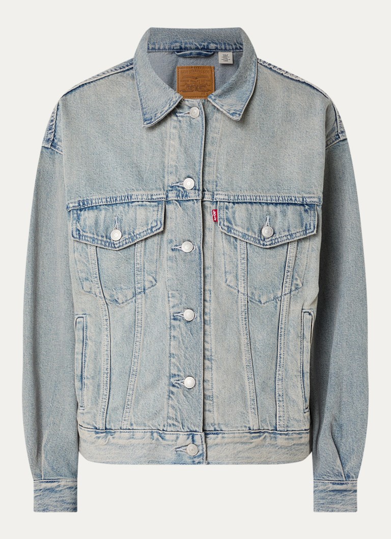 Levi's Dames Spijkerjas met borstzakken in de kleur Grijs