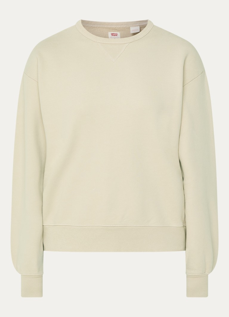 Levi's Dames Heritage sweater met stretch in de kleur Beige