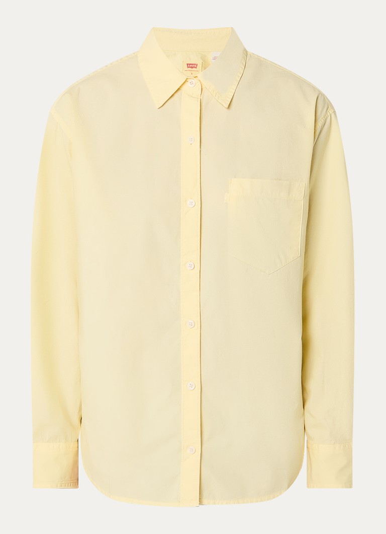Levi's Dames Harlie blouse met borstzak in de kleur Geel