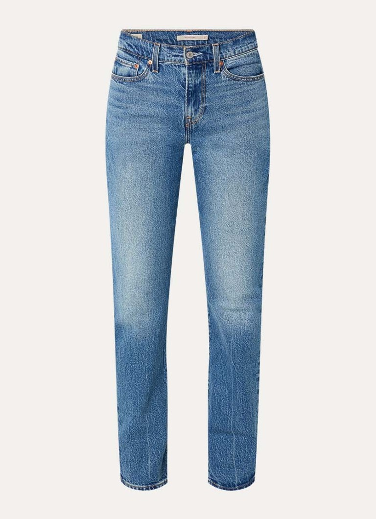 Levi's Dames High waist slim fit jeans met medium wassing in de kleur Indigo