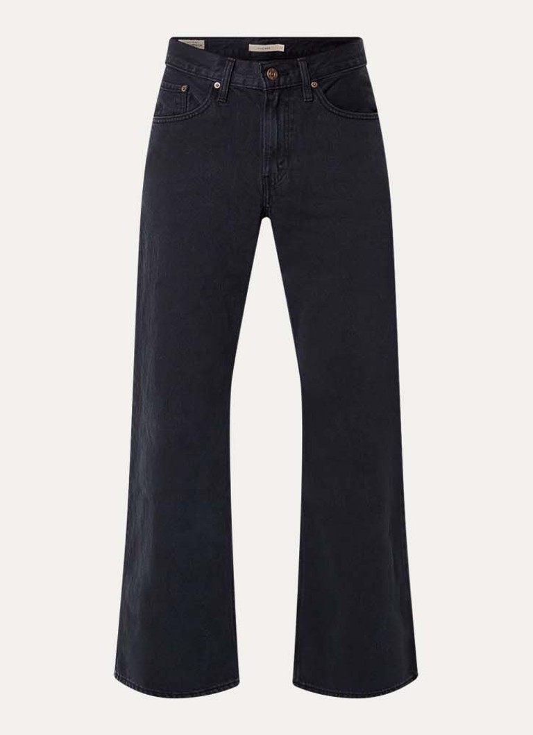 Levi's Dames High waist straight leg jeans met gekleurde wassing in de kleur Zwart