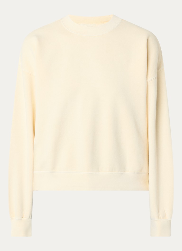 Levi's Dames Vintage boxy sweater met ronde hals in de kleur Lichtgeel