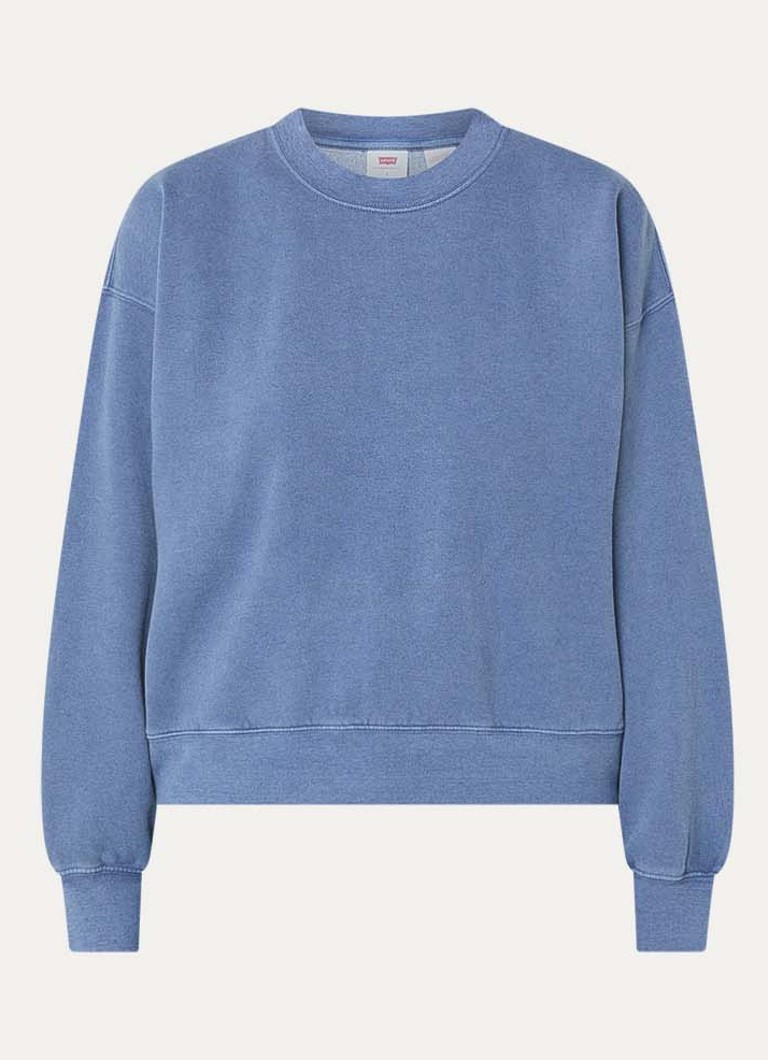 Levi's Dames Vintage Boxy sweater met ronde hals in de kleur Blauw