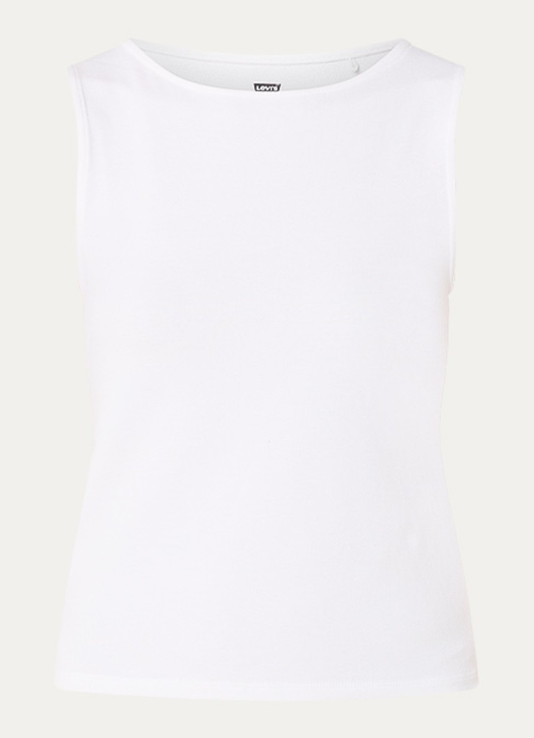 Levi's Dames Blair tanktop met boothals in de kleur Wit