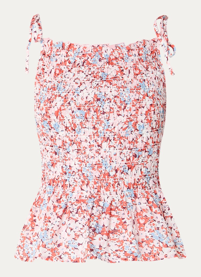Levi's Dames Monaco top met bloemenprint in de kleur Lichtroze