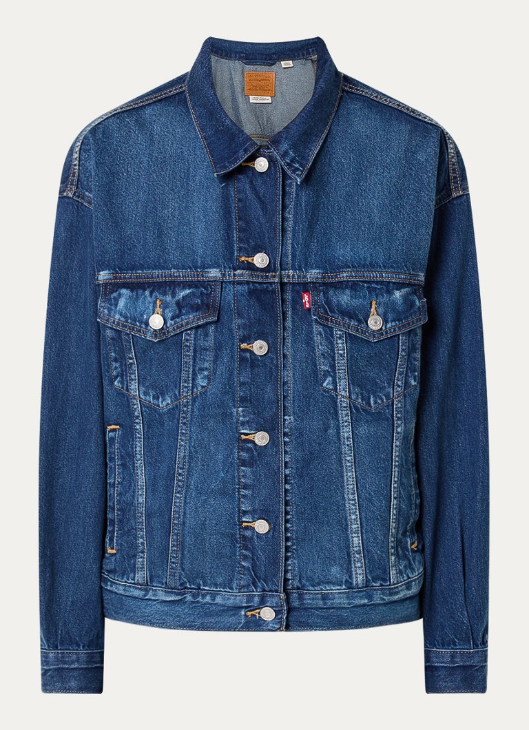 Levi's Dames 90s Trucker spijkerjas met steekzakken in de kleur Indigo