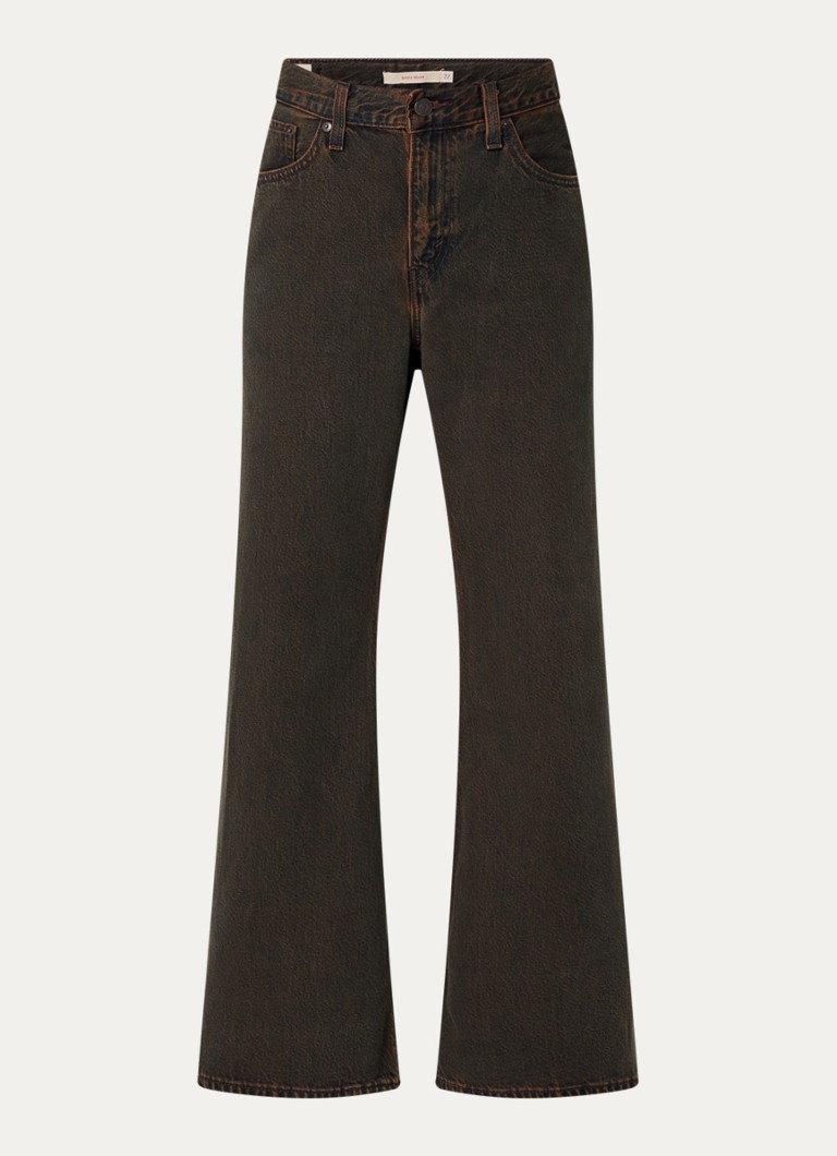 Levi's Dames High waist loose fit jeans met gekleurde wassing in de kleur Bruin