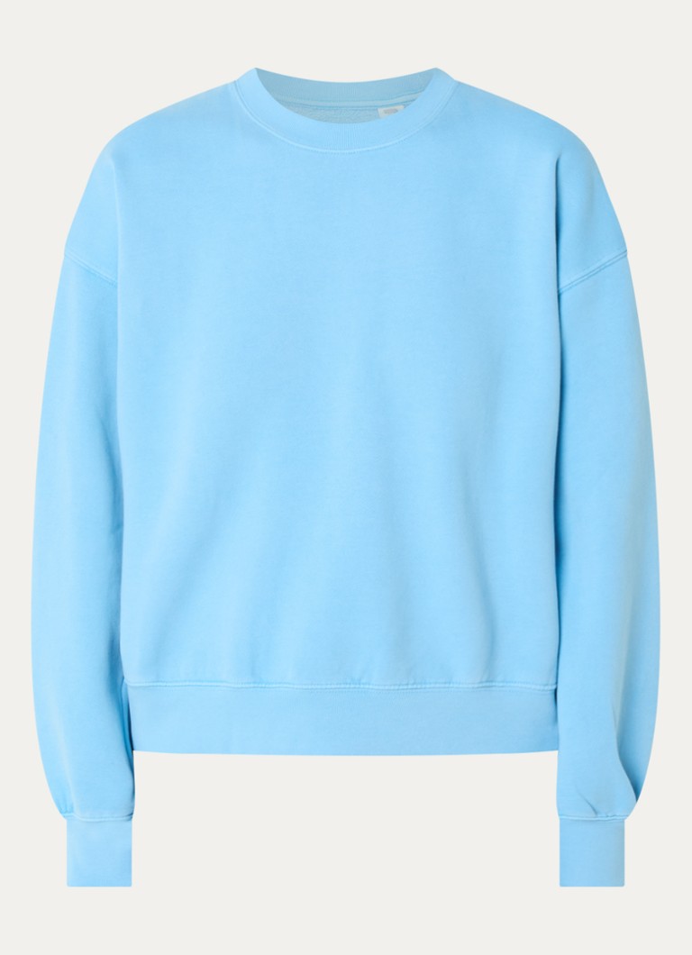 Levi's Dames Sweater met ronde hals in de kleur Lichtblauw