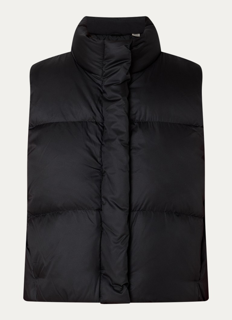 Levi's Dames Tate gewatteerde bodywarmer met donsvulling in de kleur Zwart