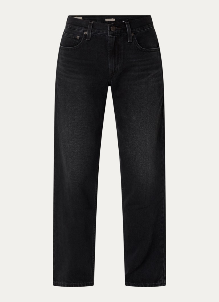 Levi's Dames High waist straight leg jeans met gekleurde wassing in de kleur Zwart