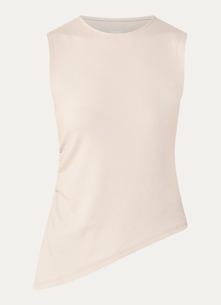 Levi's Dames Alila asymmetrische top met gestrikt detail in de kleur Beige
