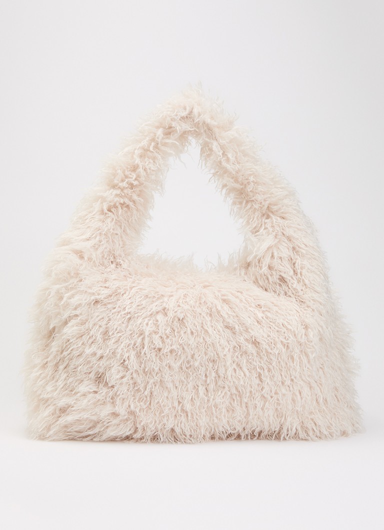 Levi's Dames Emerson schoudertas van teddy in de kleur Wit