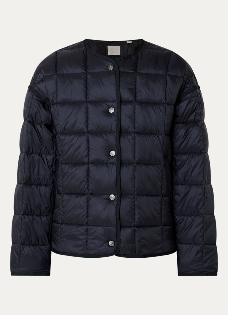 Levi's Dames Poppy jack met quilt patroon en steekzakken in de kleur Zwart