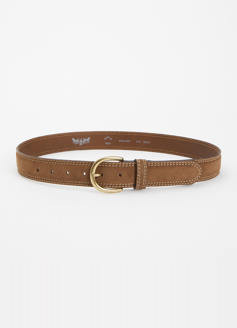 Levi's Dames Olivia riem van suède in de kleur Bruin