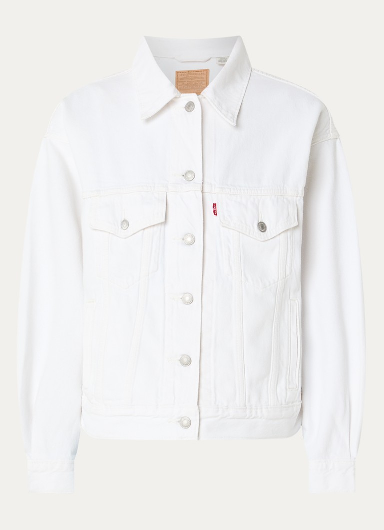 Levi's Dames Spijkerjas met steekzakken in de kleur Gebroken wit