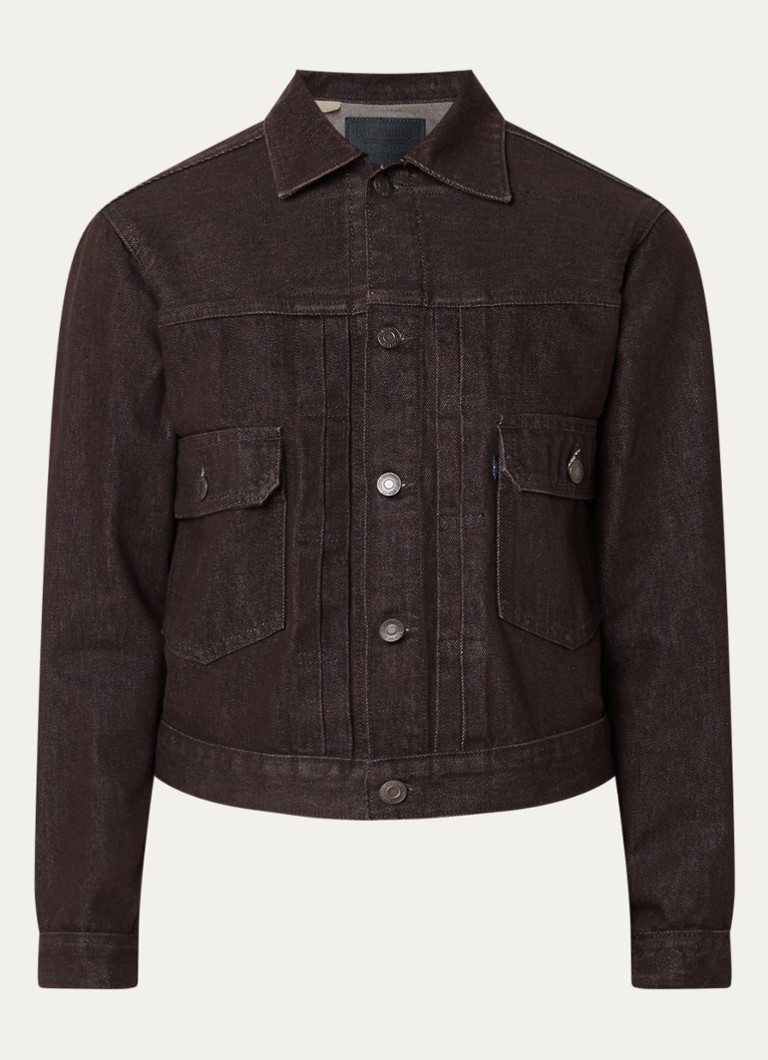Levi's Dames Spijkerjas met borstzakken in de kleur Donkerbruin