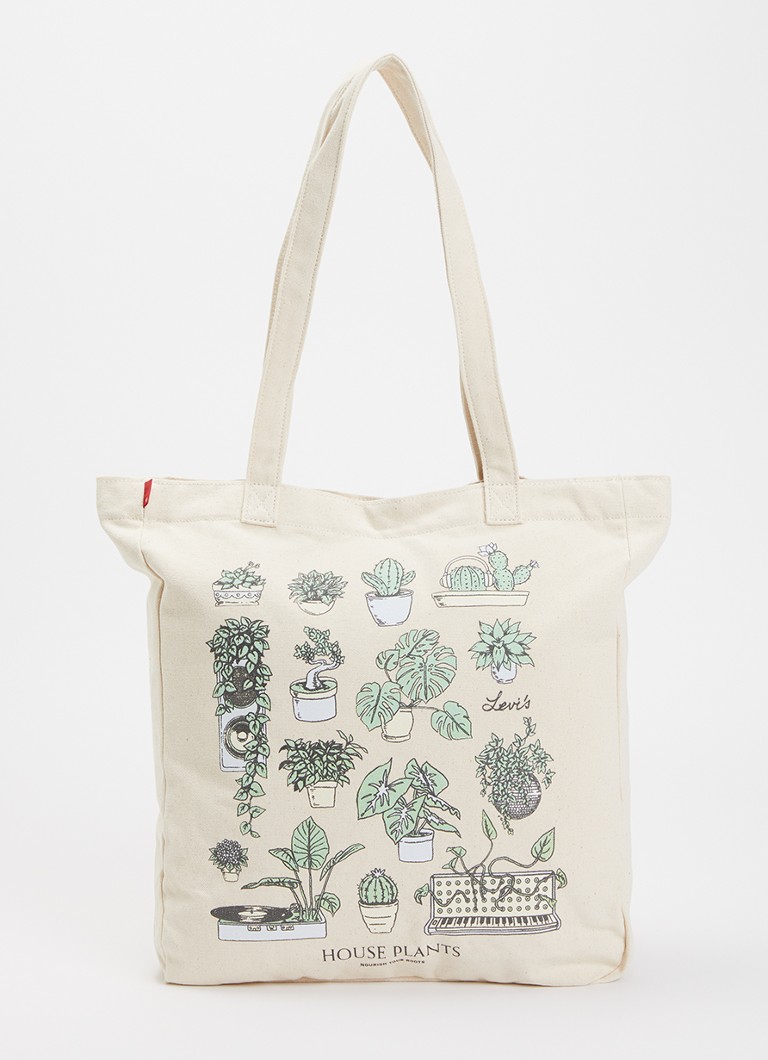 Levi's Dames Everyday shopper met print in de kleur Beige