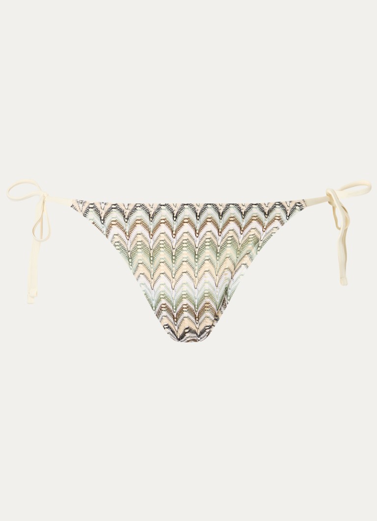 Becksöndergaard Dames Amber Baila bikinislip met structuur in de kleur Groen, maat: XL