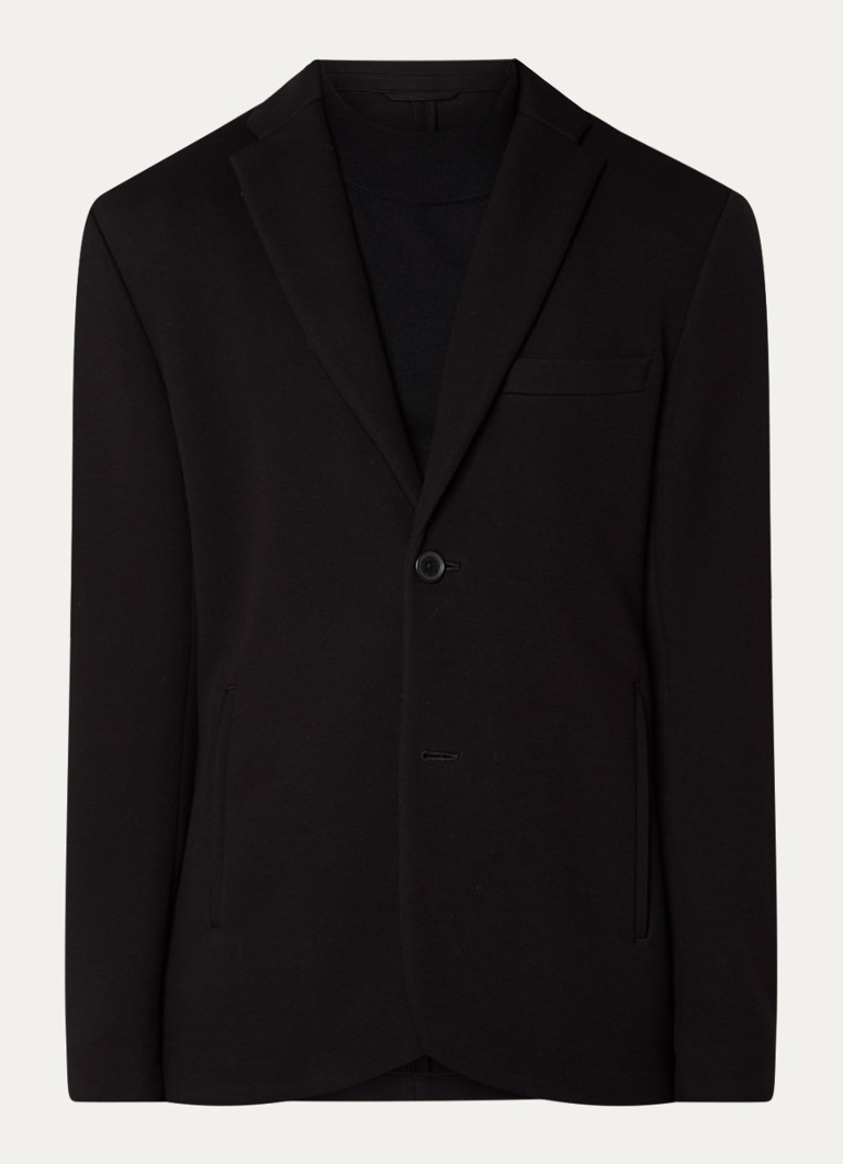 Armani Heren Regular fit colbert met steekzakken in de kleur Zwart